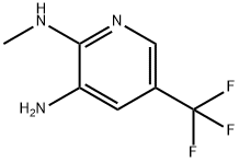 5-三氟甲基-3-氨基-2-甲氨基吡啶,172648-55-4,结构式