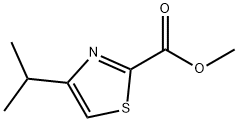 2-Thiazolecarboxylic  acid,4-(1-methylethyl)-,methyl  ester, 172649-45-5, 结构式