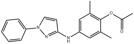 [2-methyl-4-[(1-phenylpyrazol-3-yl)amino]phenyl] propanoate|