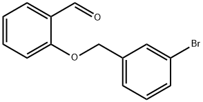 2-(3-溴苄基)氧基苯甲醛, 172685-68-6, 结构式