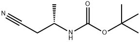 3-N-BOC-(S)-AMINO BUTYRONITRILE Struktur