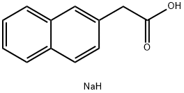 2-Naphthaleneacetic acid, sodiuM salt Structure