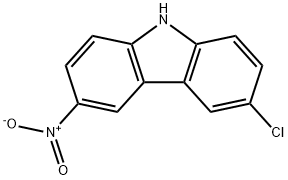 3-chloro-6-nitro-9H-carbazole Structure