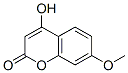4-Hydroxy-7-Methoxycoumarin Structure