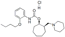 [(1R,2R)-2-(1-piperidylmethyl)cycloheptyl] N-(2-butoxyphenyl)carbamate hydrochloride|