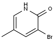 3-溴-2-羟基-5-甲基吡啶 结构式