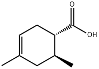 3-Cyclohexene-1-carboxylicacid,4,6-dimethyl-,(1S-trans)-(9CI) Structure