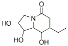 5(1H)-Indolizinone, 7-ethylhexahydro-1,2,8-trihydroxy- (9CI) 化学構造式