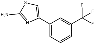 2-氨基-4-(3-三氟甲基苯基)噻唑,172848-41-8,结构式