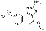 2-AMINO-4-(3-NITROPHENYL)-5-THIAZOLECARBOXYLIC ACID ETHYL ESTER Structure