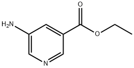 5-アミノ-3-ピリジンカルボン酸エチルエステル 化学構造式