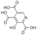 2,4,5-Pyridinetricarboxylic  acid,  3-hydroxy- Structure