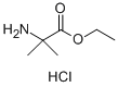 2-アミノ-2-メチル-1-プロピオン酸エチル塩酸塩 化学構造式