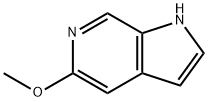 5-メトキシ-1H-ピロロ[2,3-C]ピリジン 化学構造式