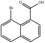 8-ブロモナフタレン-1-カルボン酸 化学構造式