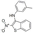 172914-28-2 N-(3-Methylphenyl)-2-nitrobenzo(b)thiophen-3-amine
