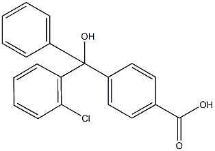 4-[(2-CHLOROPHENYL)HYDROXYPHENYLMETHYL]-BENZOIC ACID|