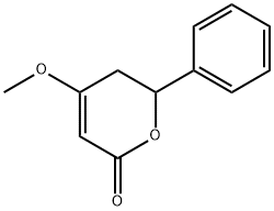 4-METHOXY-6-PHENYL-5,6-DIHYDRO-PYRAN-2-ONE Struktur