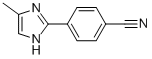 4-(4-METHYL-1H-IMIDAZOL-2-YL)-BENZONITRILE 结构式