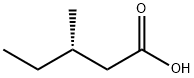(S)-(+)-3-Methylpentanoic acid Structure