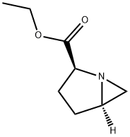 1-Azabicyclo[3.1.0]hexane-2-carboxylicacid,ethylester,(2S-trans)-(9CI) 结构式