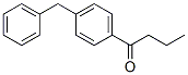1-(4-Benzylphenyl)-1-butanone Structure