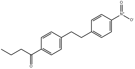 1-(4-Butyrylphenyl)-2-(4-nitrophenyl)ethane,17302-70-4,结构式