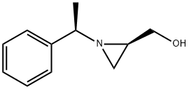 (R)-1-[(R)-Α-甲基苄基)氮杂环丙烷-2-甲醇 结构式