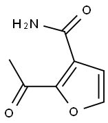 3-Furancarboxamide, 2-acetyl- (9CI) 结构式