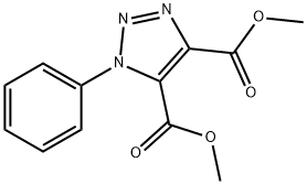 Dimethyl 1-phenyl-1H-1,2,3-triazole-4,5-dicarboxylate Struktur
