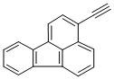 3-エチニルフルオランテン 化学構造式