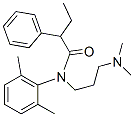 N-[3-(Dimethylamino)propyl]-N-(2,6-dimethylphenyl)-2-phenylbutyramide Structure