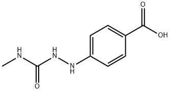 Benzoic acid, 4-[2-[(methylamino)carbonyl]hydrazino]- (9CI) Struktur