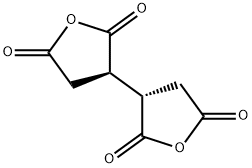 内消旋-丁烷-1,2,3,4-四羧酸二酐,17309-39-6,结构式