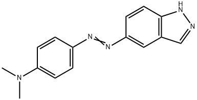 5-dimethylaminophenylazoindazole Structure