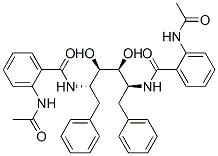 L-Altritol, 2,5-bis[[2-(acetylamino)benzoyl]amino]-1,2,5,6-tetradeoxy- 1,6-diphenyl- Structure