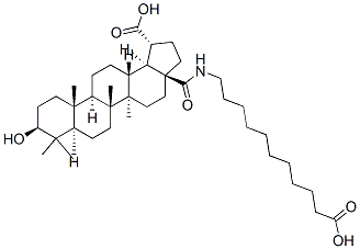 29,30-Dinorlupan-20-oic acid, 28-[(10-carboxydecyl)amino]-3-hydroxy-28 -oxo-, (3beta.)-|