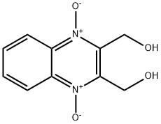 2,3-喹喔啉二甲醇 1,4-二氧化物,17311-31-8,结构式