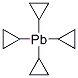 Tetracyclopropylplumbane Structure