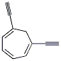 1,3,5-Cycloheptatriene, 1,6-diethynyl- (9CI) Structure