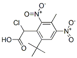 2,4-Dinitro-6-tert-butyl-3-methylphenyl=chloroacetate Structure