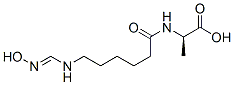 D-Alanine,  N-[6-[(hydroxyiminomethyl)amino]-1-oxohexyl]-  (9CI),173183-92-1,结构式
