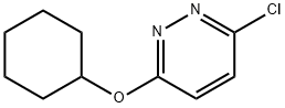 3-chloro-6-(cyclohexyloxy)pyridazine Structure