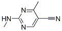 5-Pyrimidinecarbonitrile, 4-methyl-2-(methylamino)- (8CI) Structure