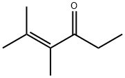 4,5-Dimethyl-4-hexen-3-one Structure