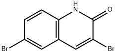 3,6-DibroMo-2(1H)-quinolinone Structure