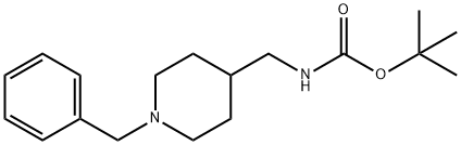 TERT-BUTYL N-[(1-BENZYL-4-PIPERIDINYL)METHYL]CARBAMATE Struktur