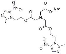 甘氨双唑钠 结构式