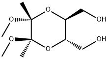 (2R,3R,5S,6S)-5,6-双(羟甲基)-2,3-二甲氧基-2,3-二甲基-1,4-二氧己环,173371-55-6,结构式