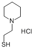 1-Piperidine ethanethiol, monohydrochloride Struktur